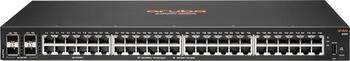 HPE Aruba CX 6100 Series Rackmount Gigabit Managed Switch, 48x RJ-45, 4x SFP+, Backplane: 176Gb/s, Metallgehäus