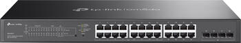 TP-Link Omada SG2428LP Rackmount Gigabit Smart Switch, 24x RJ-45, 4x SFP, 150W PoE+, Backplane: 56Gb/s, lüfterlos,