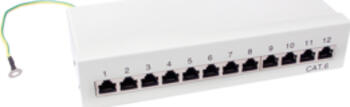 LogiLink Cat.6 STP Patchpanel 12 Port 