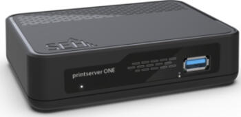 SEH printserver One Druckserver Ethernet-LAN Schwarz 