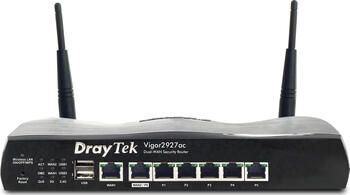 DrayTek Vigor2926Vac, VOIP Router, N/A, Wi-Fi 5, 450Mbps (2.4GHz), 1300Mbps (5GHz)