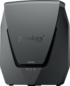 Synology WRX560 Router, ohne Modem, Wi-Fi 6, 574Mbps (2.4GHz), 2402Mbps (5GHz)