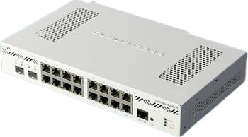 MikroTik RouterBOARD Router, 16x RJ-45, 2x SFP+, 1HE, passive cooled Router, ohne Modem