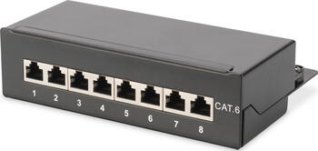 Digitus 8 Port Cat 6 Desktop Patchfeld 