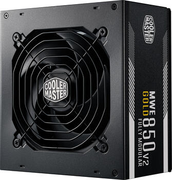 850W Cooler Master MWE Gold V2 Full Modular ATX 2.52 Netzteil, 80 PLUS Gold