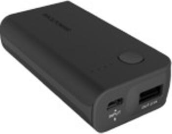 Ultron Powerbank RealPower PB-5000L, 5000mAh, max. 10.5W, schwarz