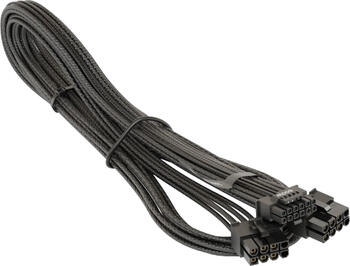 Seasonic 12VHPWR Cable, 600W PCIe 5.0 12VHPWR, 2x 8-Pin PCIe Stecker auf 16-Pin PCIe 5.0 12VHPWR Stecker