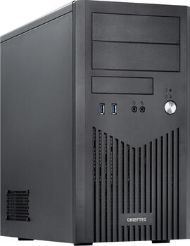 Chieftec BD-25B-350GPB Computer-Gehäuse Schwarz, inkl.350 Watt Netzteil