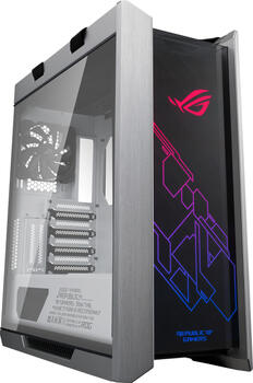 ASUS ROG Strix Helios White Edition, Glasfenster Tower 