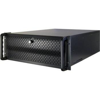 19 Zoll/ 4HE Inter-Tech 4U-4129L, Server-Gehäuse schwarz 