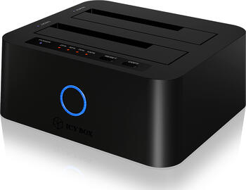 RaidSonic Icy Box IB-123CL-U3 SATA 6Gb/s, USB 3.0 Dockingstation mit Klonfunktion