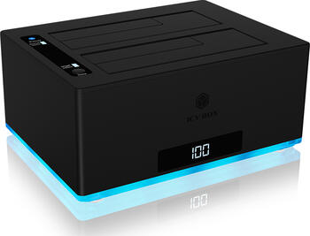 RaidSonic Icy Box IB-121CL-C31 Dockingstation USB 3.1 schwarz