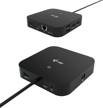 i-tec USB-C HDMI DP Docking Station, USB PD 100W, USB-C 3.1 [Stecker]