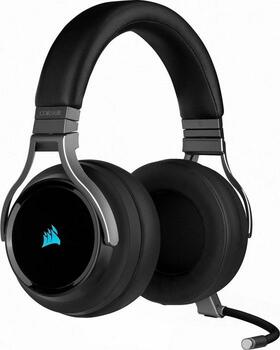 Corsair Virtuoso RGB Wireless Carbon, 7.1, Over-Ear, Headset für Discord, Corsair iCue