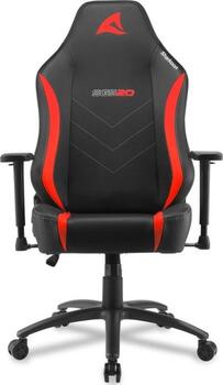 Sharkoon Skiller SGS20 PU Gamingstuhl, schwarz/rot 