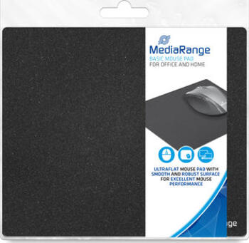 MediaRange MROS251 Mauspad schwarz 210x180mm