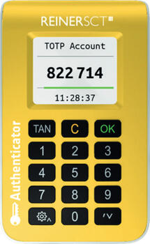 Reiner SCT Authenticator, Zwei-Faktor Authentifikation, Einmalpasswortgenerator