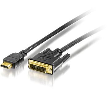 2m HDMI/ DVI-Kabel Stecker/ Stecker equip 