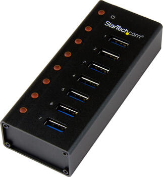 USB 3.0 HUB 7-fach, StarTech, Metallgehäuse 