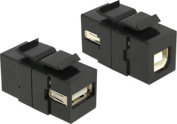 Delock Keystone Modul USB 2.0 A Buchse > USB 2.0 B Buchse 