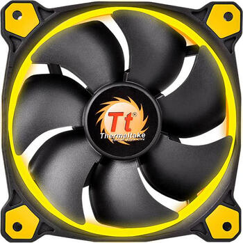 Thermaltake Riing 12 LED gelb, 120x120x25mm Lüfter 68.98m³/h, 24.6dB