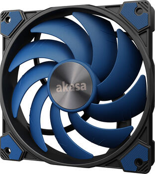 Akasa Alucia SC12 120mm, 120x120x25mm (BxHxT), 95.65m³/h (56.29 CFM), 33.1dB(A), Vibrationsdämpfer