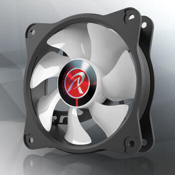 Raijintek Eos 9 RBW ADD 92mm, 92x92x25mm (BxHxT), 88.34m³/h (51.99 CFM), 22.95dB(A), Vibrationsdämpfer