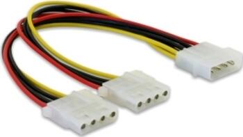 Adapter MOLEX Power 2x 4 Pin Y-Adapter Stecker/ Buchse 