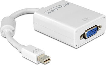 Adapter Mini-DisplayPort 1.2 Stecker > VGA Buchse Passiv DeLock