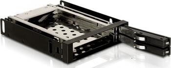 Wechselrahmen DELOCK 2x 6,3cm/ 2.5” SATA II HDD 