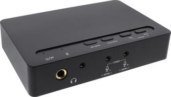 InLine USB 2.0 SoundBox 7.1, 48KHz / 16-bit, mit Toslink Digital IN / OUT