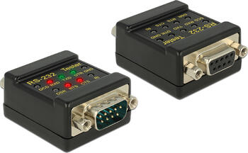 Delock RS-232 Tester DB9 Buchse > DB9 Stecker 