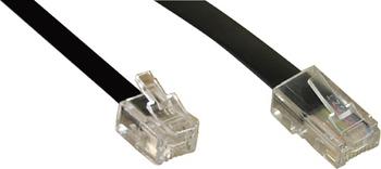 3m InLine Modularkabel, RJ45 zu RJ11 Stecker / Stecker 