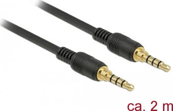 2m, 3.5mm Delock Audio Kabel, Stecker/ Stecker 