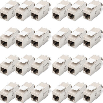 Digitus Keystone Modul RJ-45 Buchse via Verlegekabel Cat6a, 24er-Pack