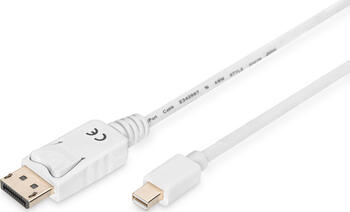 1,0m Mini Displayport > DisplayPort Stecker/ Stecker DIGITUS