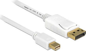 1m Mini Displayport 1.2 Stecker > Displayport Stecker 4K DeLock