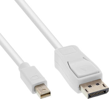 2m Mini DisplayPort > DisplayPort Kabel st./st. weiss InLine