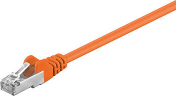 0,25m Patchkabel Cat.5e SF/UTP orange goobay