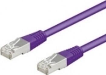 1m Patchkabel Cat.5e SF/UTP violett goobay