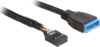 0,45m Adapterkabel, USB 2.0 auf USB 3.0 Pin Header Konverter 