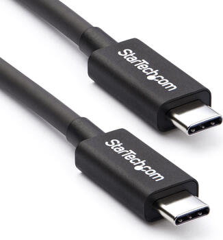 0.5m StarTech Thunderbolt 3 Kabel schwarz 