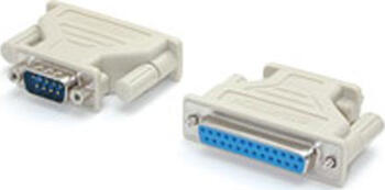 DB9 auf DB25 Seriell Adapter, Stecker / Buchse grau StarTech.com