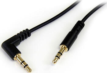 StarTech.com 30cm 3,5mm Klinke Audiokabel rechts gewinkelt - Stecker/Stecker