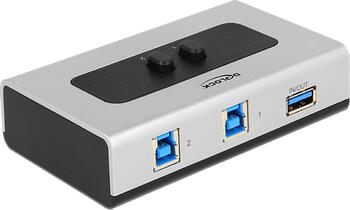 Delock Umschalter USB 3.0 2 Port manuell bidirektional 