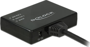 Delock HDMI Splitter 1 x HDMI in > 2 x HDMI out 4K Videosplitter