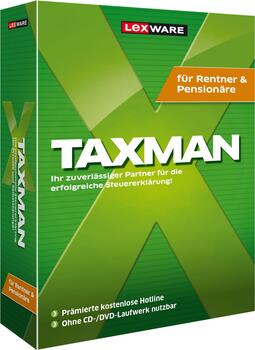 Lexware TAXMAN 2020 Rentner & Pensionäre, ESD 