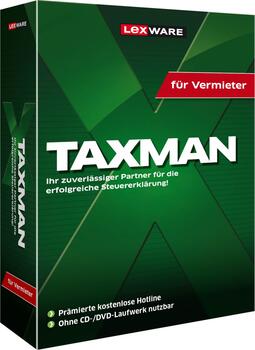 Lexware TAXMAN 2020 für Vermieter, ESD 