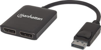 Manhattan Splitter 2-Port Display-Port mit MST 4K@30H 