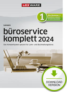 Lexware Büroservice Komplett 2024 Einzelplatz - Abo-Vertrag, ESD